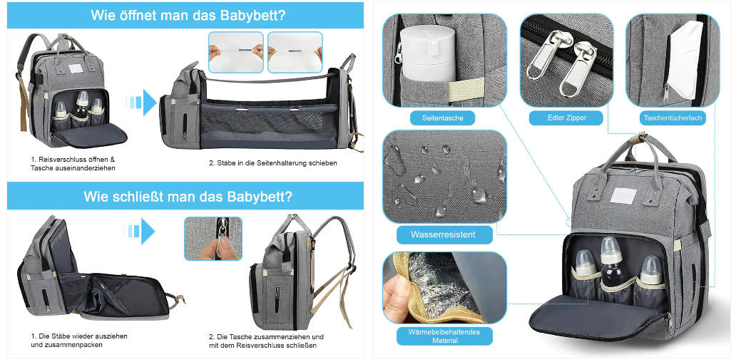 3 in 1 Baby™ | Wickeltasche